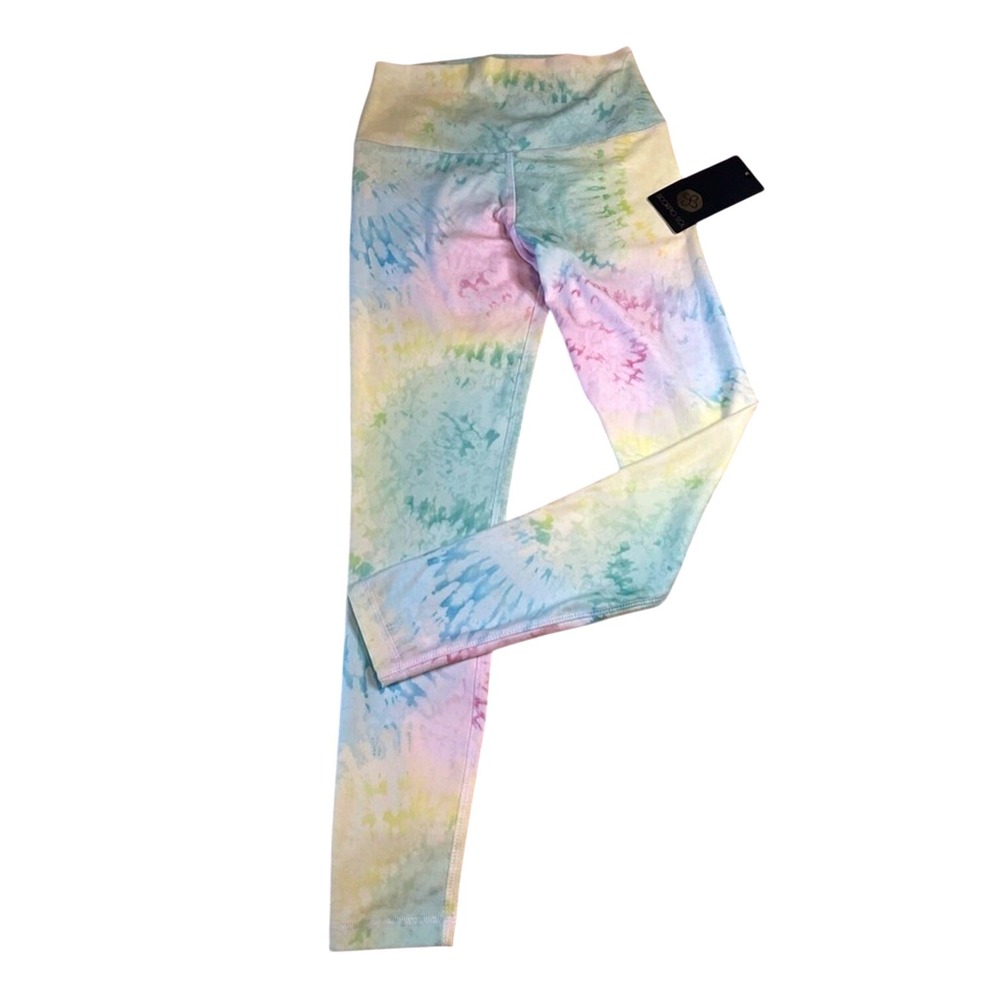 NWT Scorpio Sol Vinyasa High Waist Cotton Candy Tie Dye Leggings, Size XS, Yoga